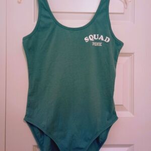 NWT** VS PINK squad bodysuit, size M